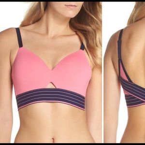 Spanx work out to waves mesh sports bra